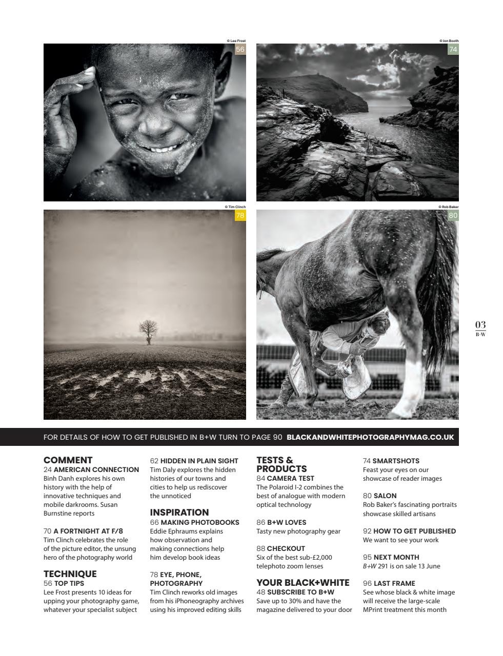 Black+White Photography Preview Pages
