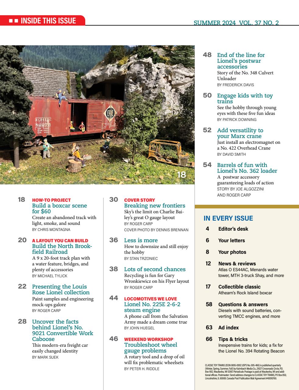 Classic Toy Trains Preview Pages