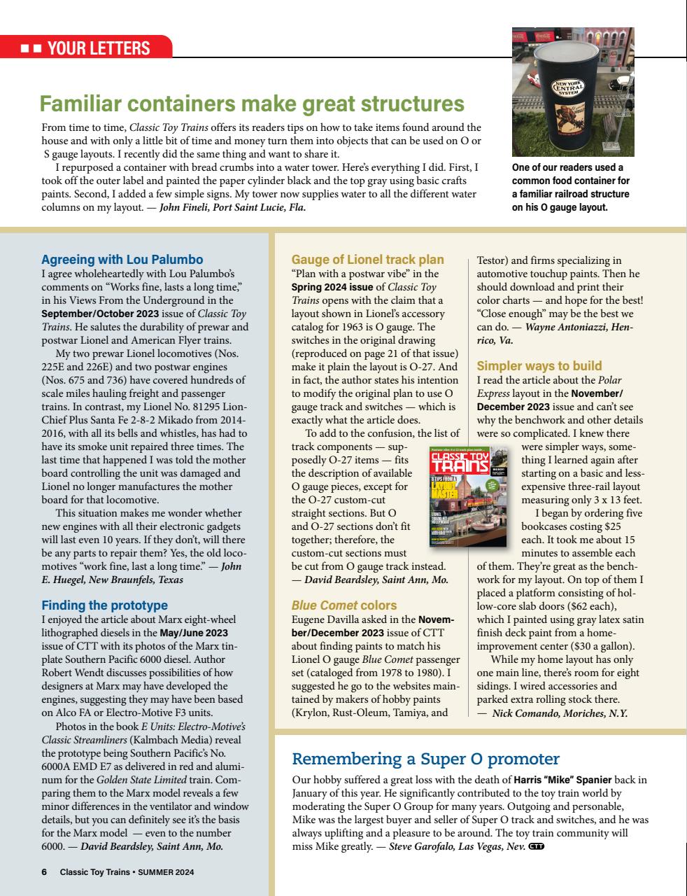 Classic Toy Trains Preview Pages