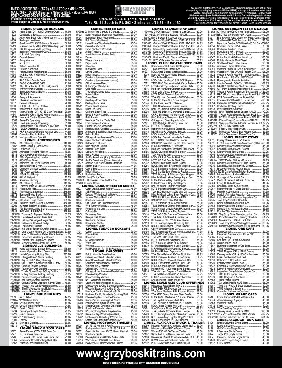 Classic Toy Trains Preview Pages