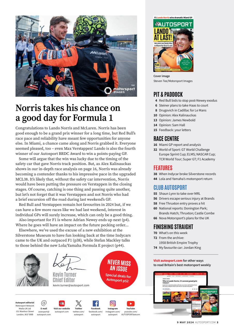 Autosport Preview Pages
