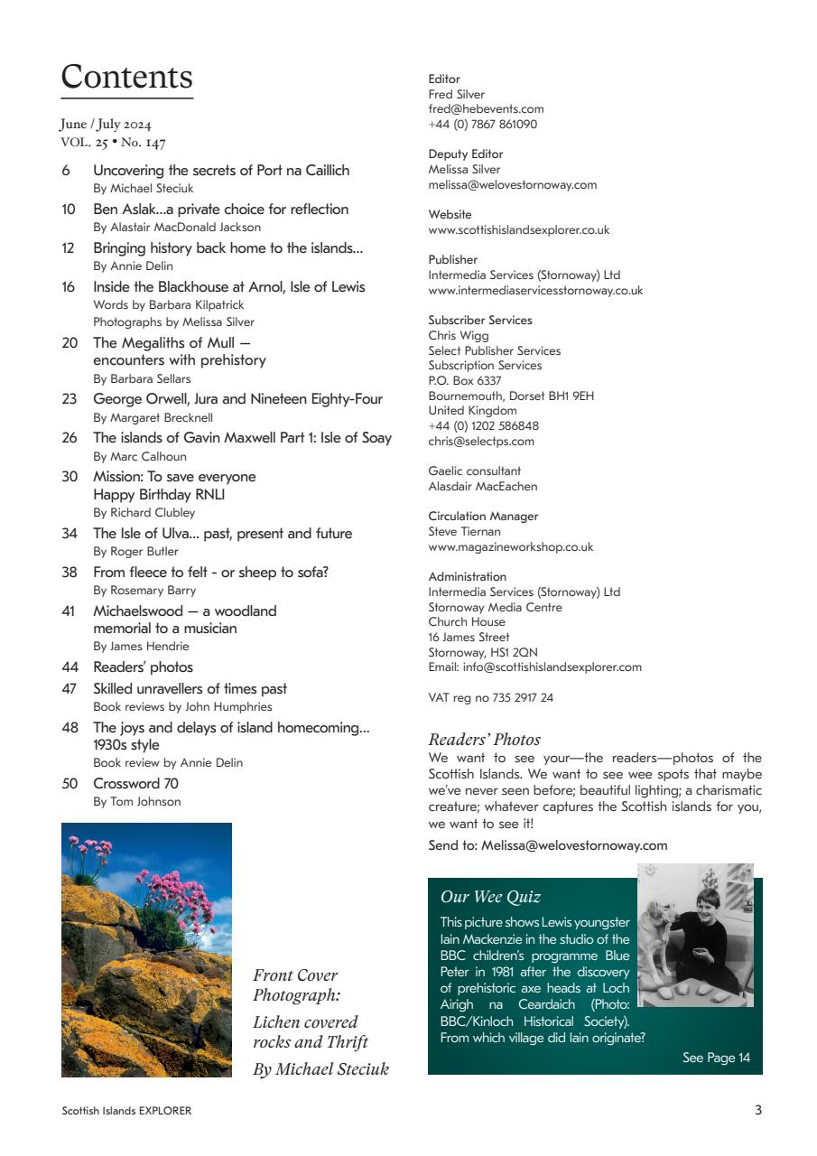 Scottish Islands Explorer Preview Pages