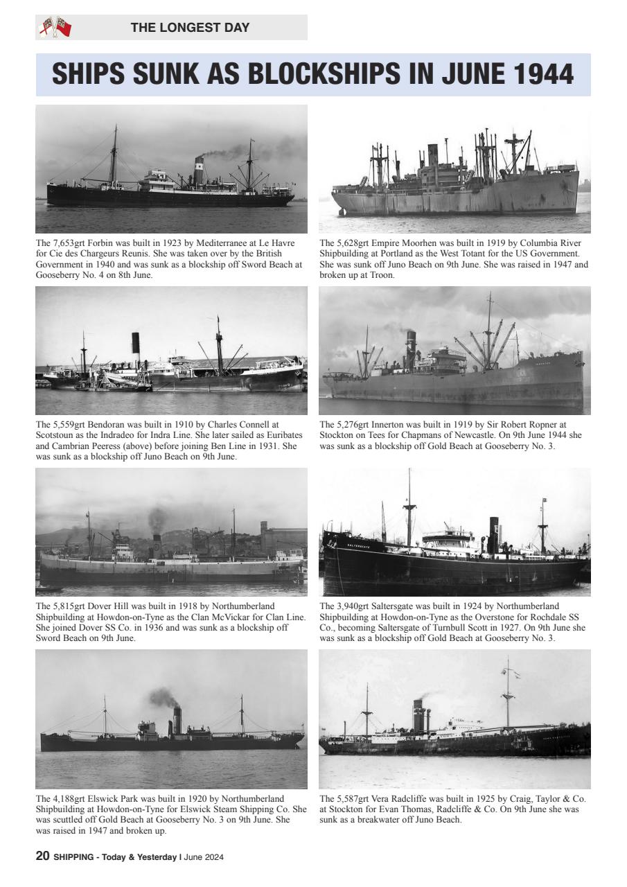 Shipping Today & Yesterday Preview Pages