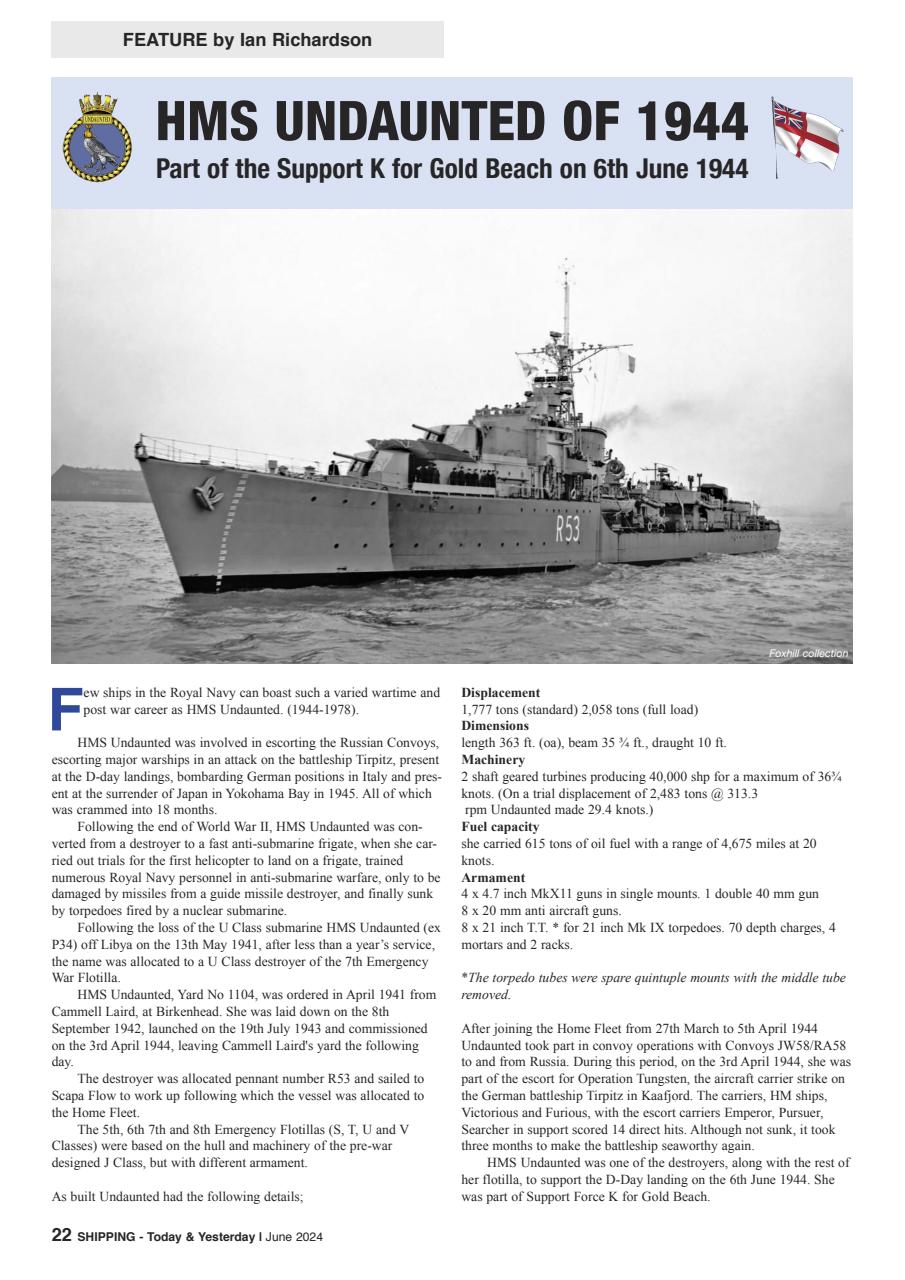 Shipping Today & Yesterday Preview Pages