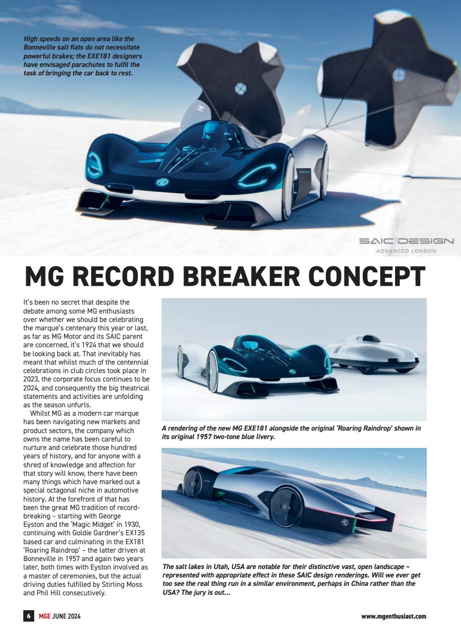 MG Enthusiast Preview Pages