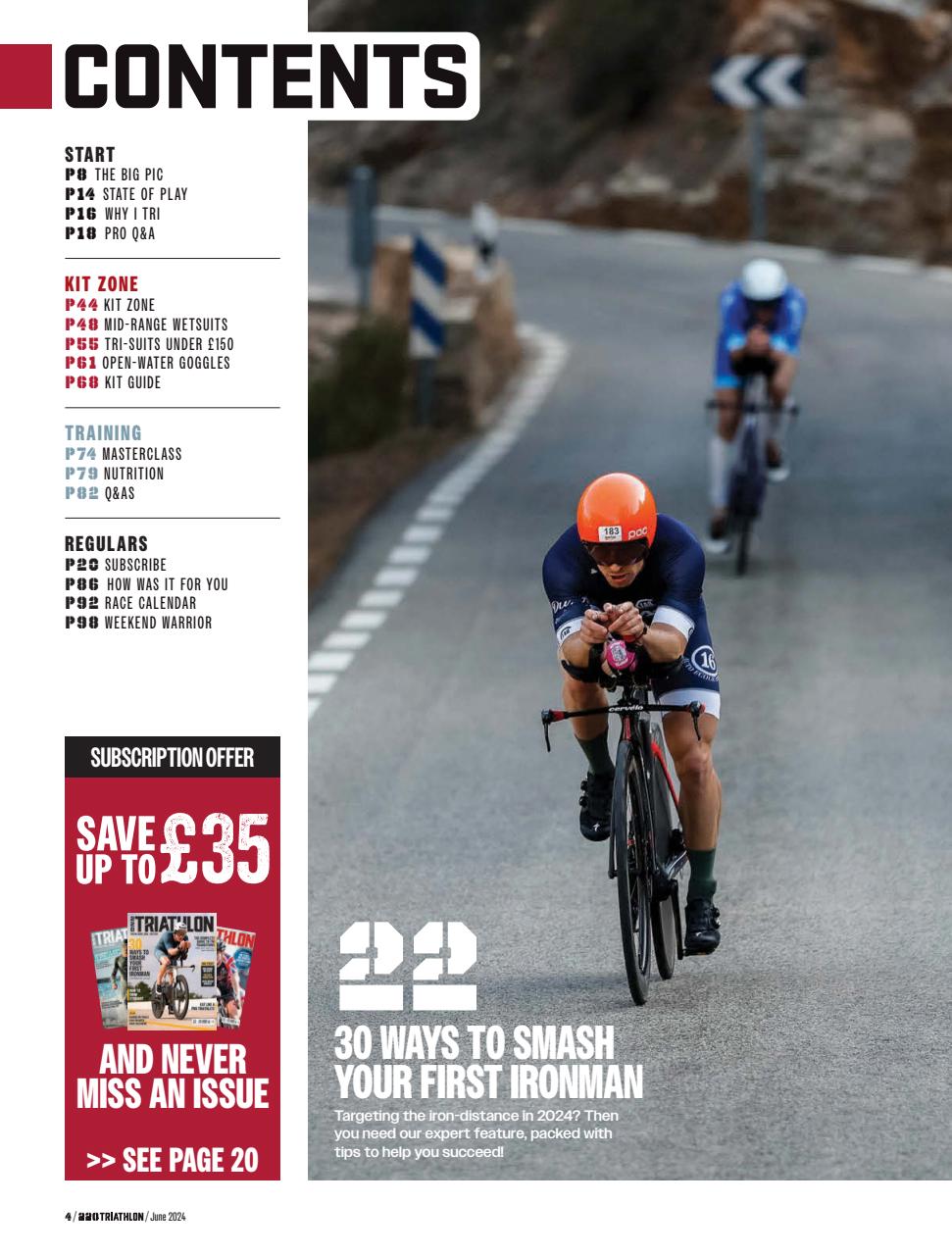 220 Triathlon Magazine Preview Pages