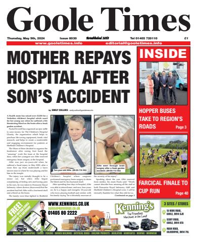 Goole Times issue May 9th 2024