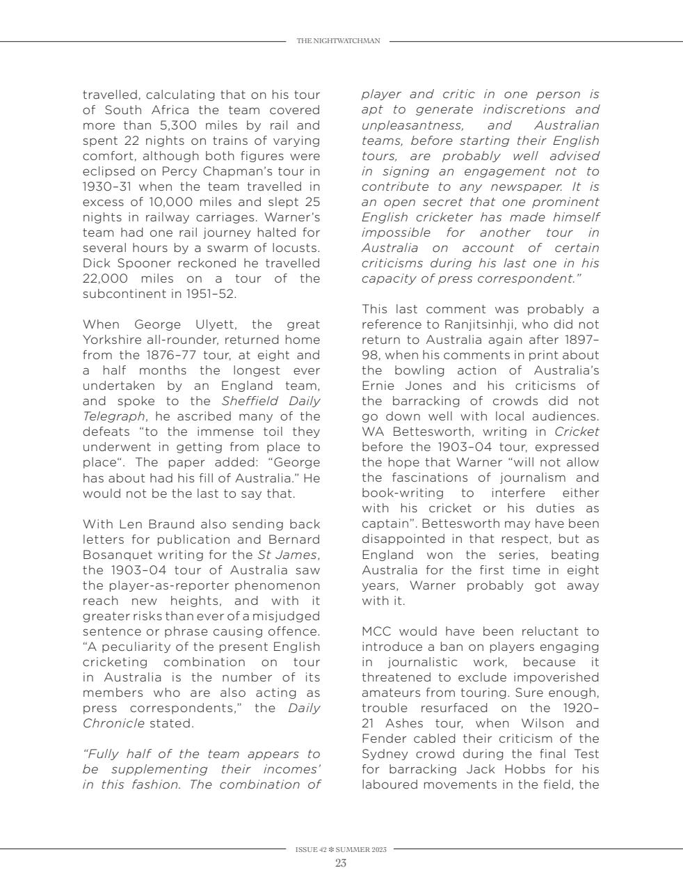 The Nightwatchman Preview Pages