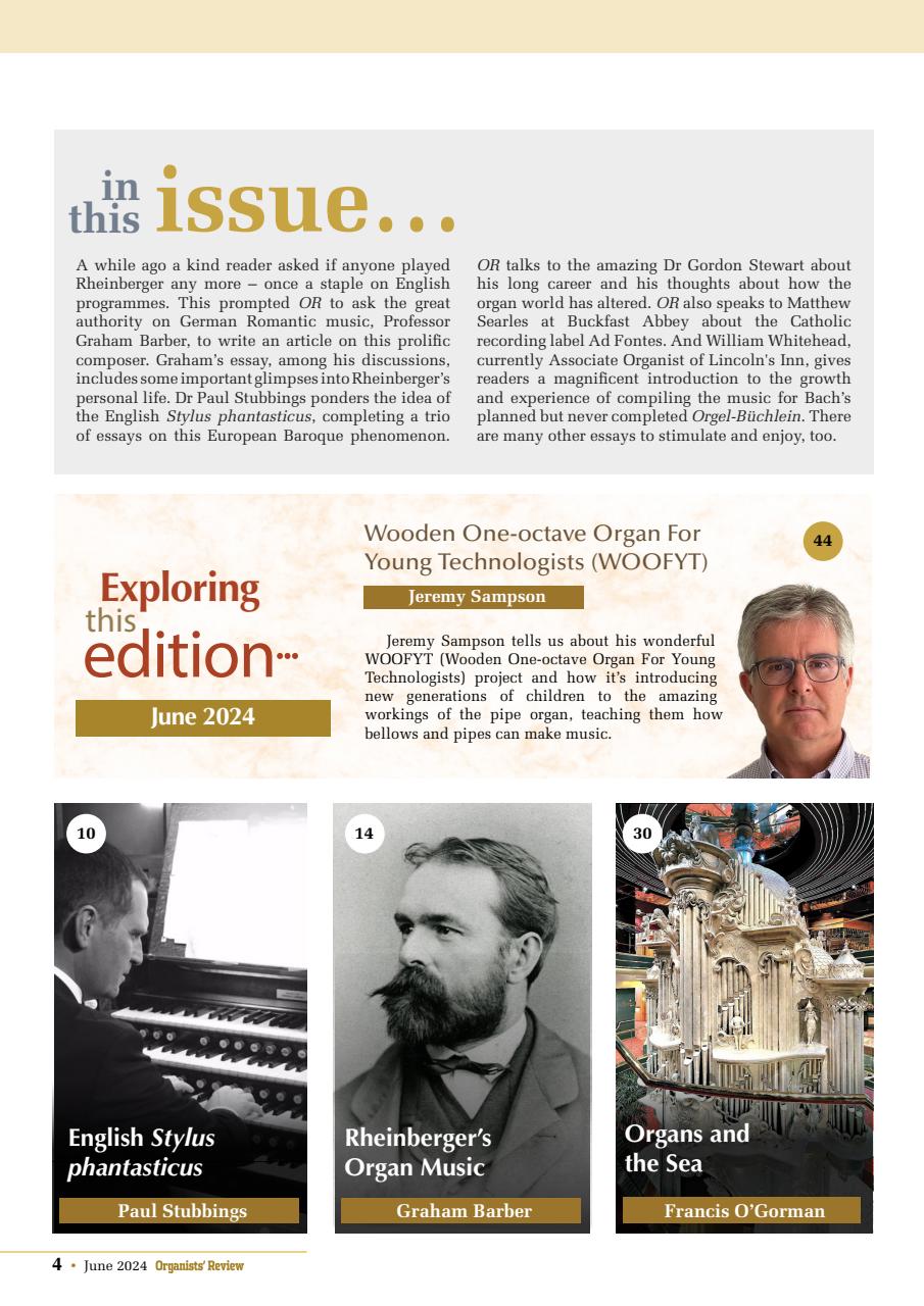 Organists' Review Preview Pages