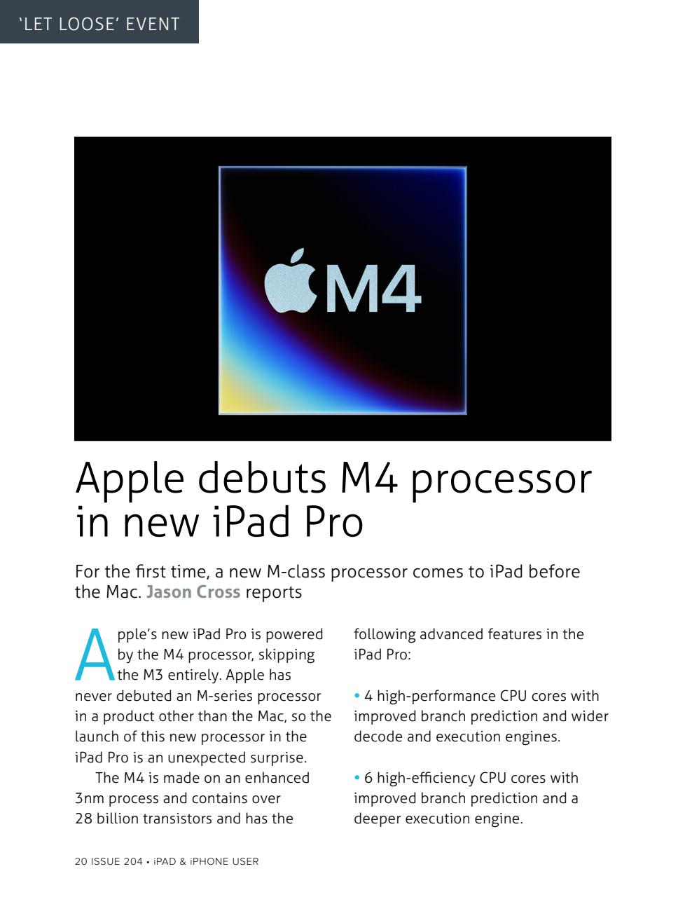 iPad and iPhone User Preview Pages