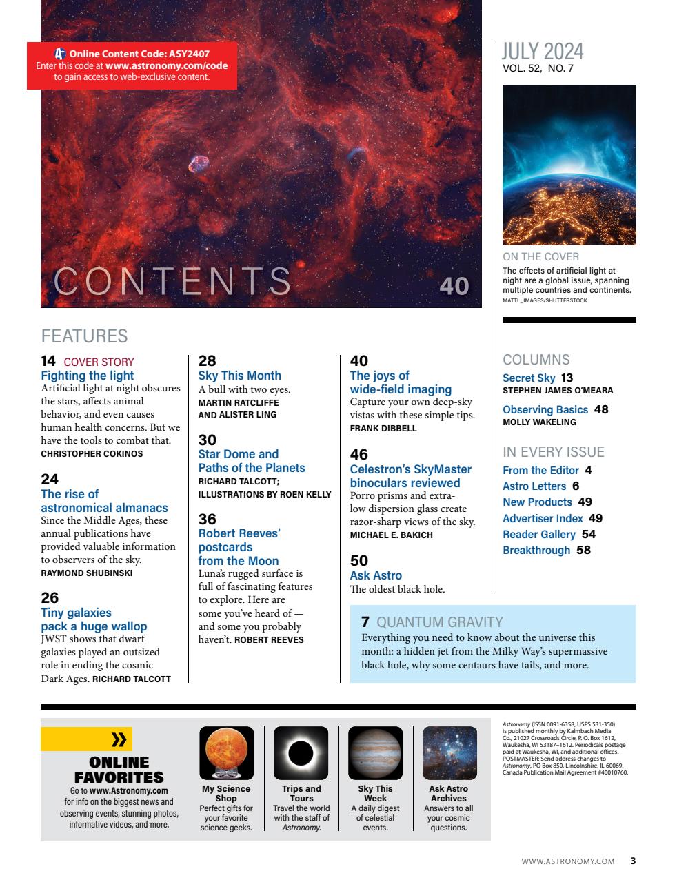 Astronomy Preview Pages