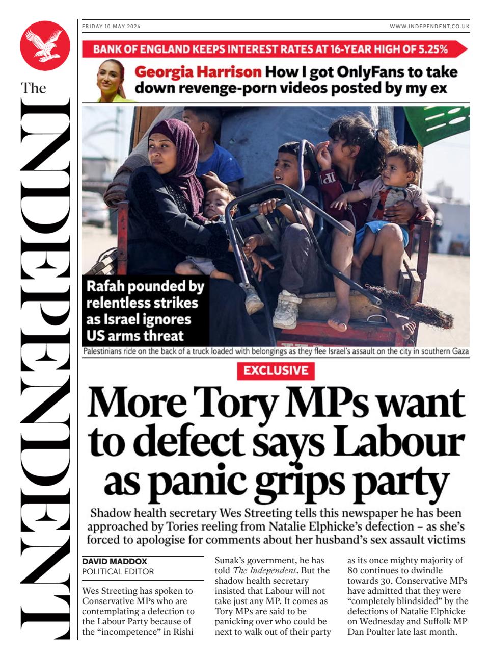 The Independent Daily Edition Newspaper Preview Pages