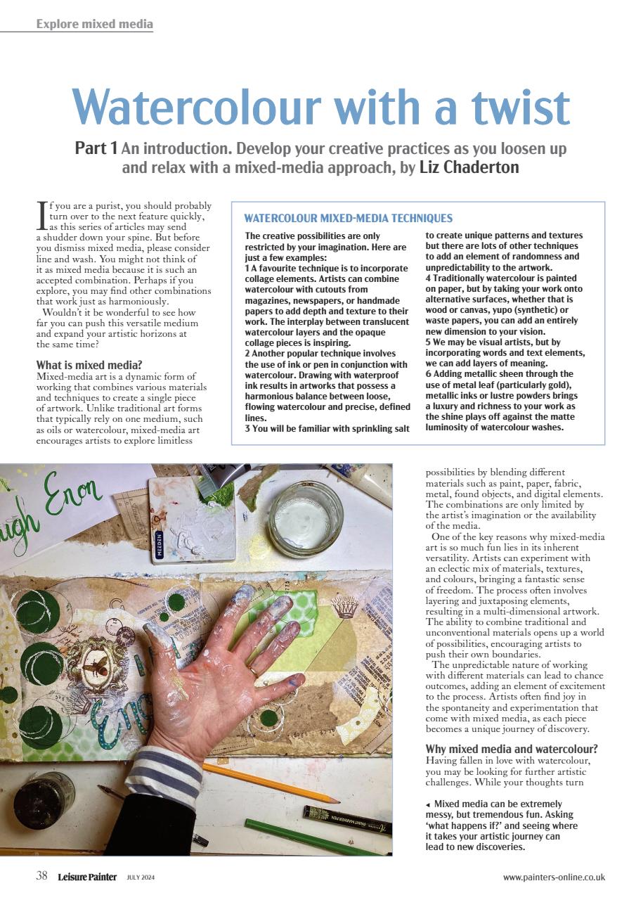 Leisure Painter & The Artist Preview Pages