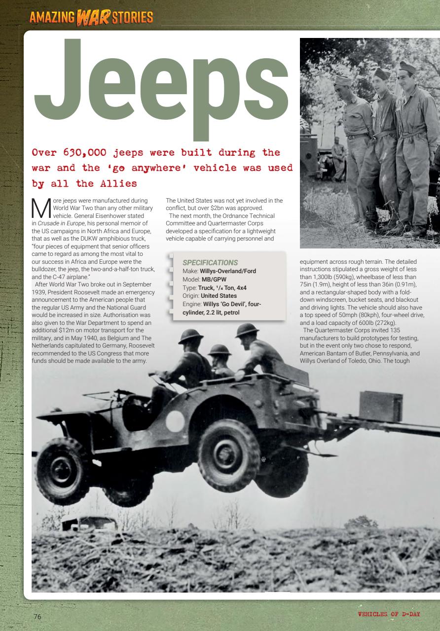 Classic Military Vehicle Preview Pages