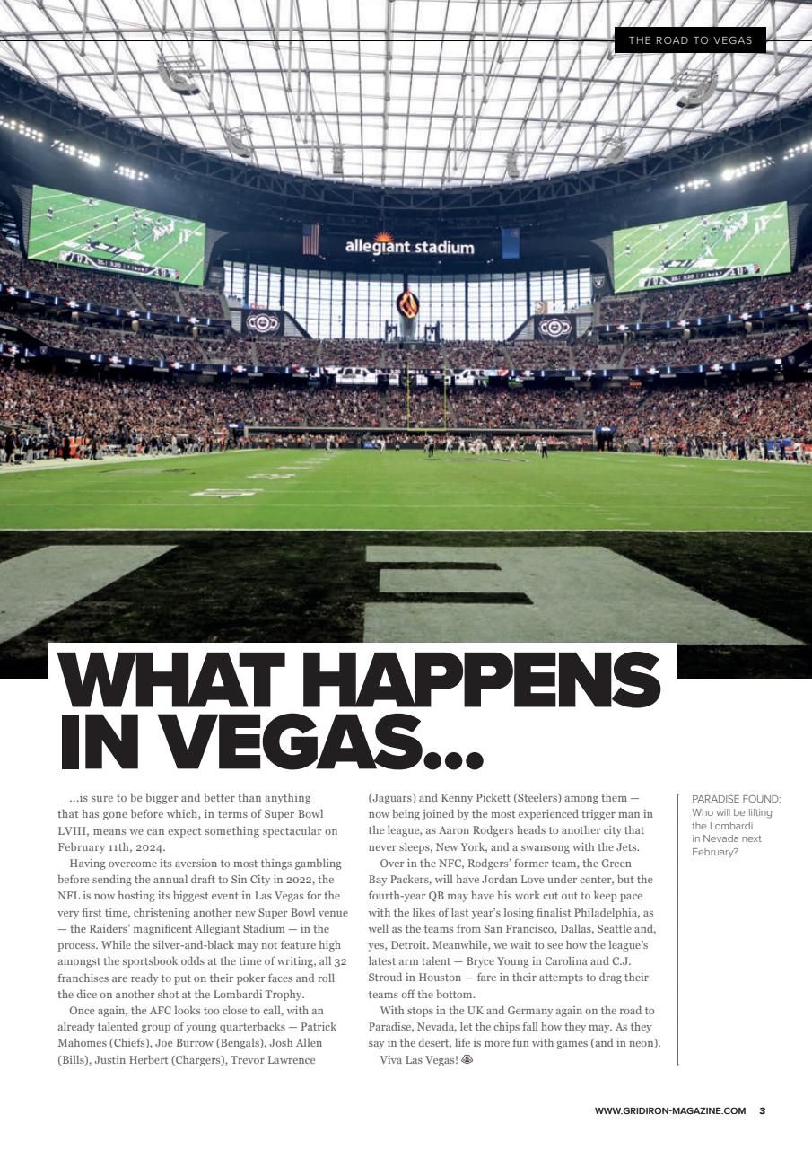 Gridiron Preview Pages