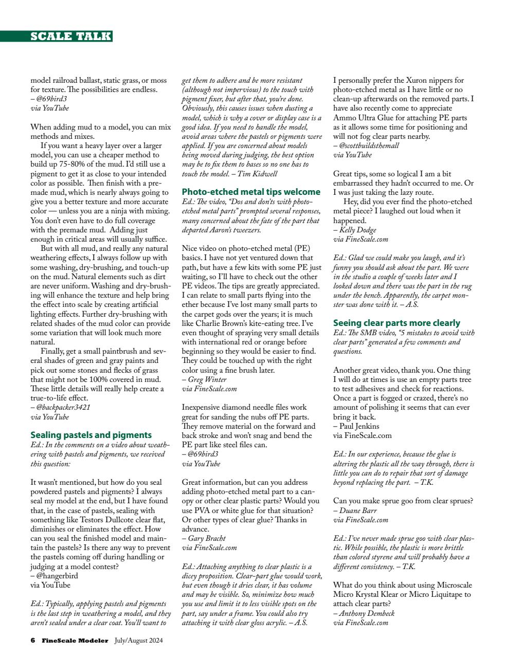 FineScale Modeler Preview Pages