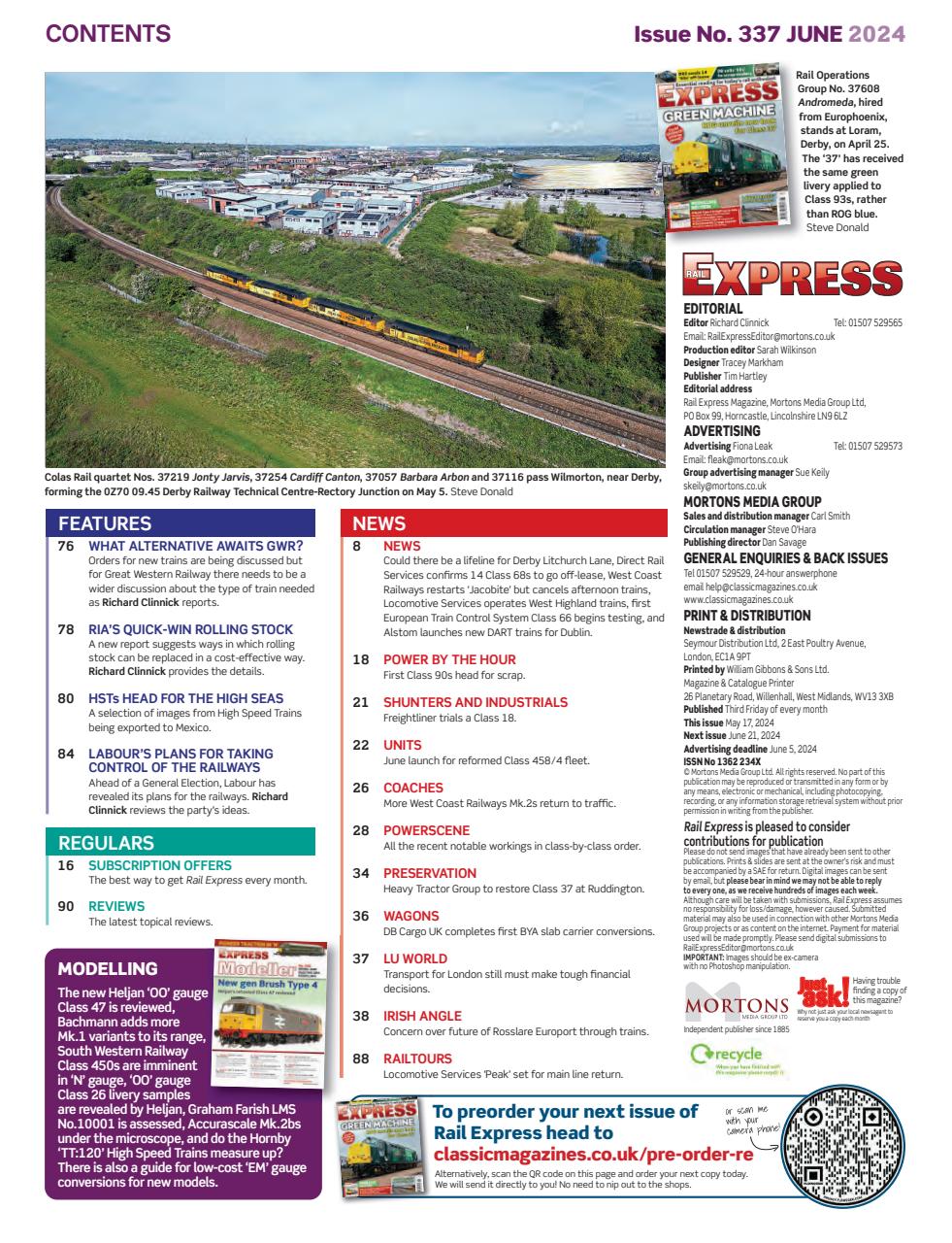 Rail Express Preview Pages