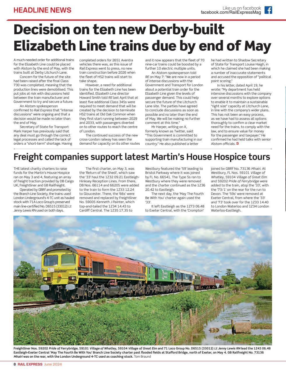 Rail Express Preview Pages