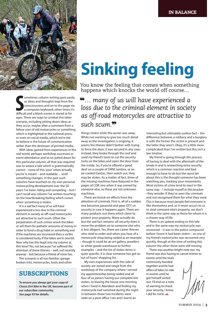 Classic Dirt Bike Preview Pages