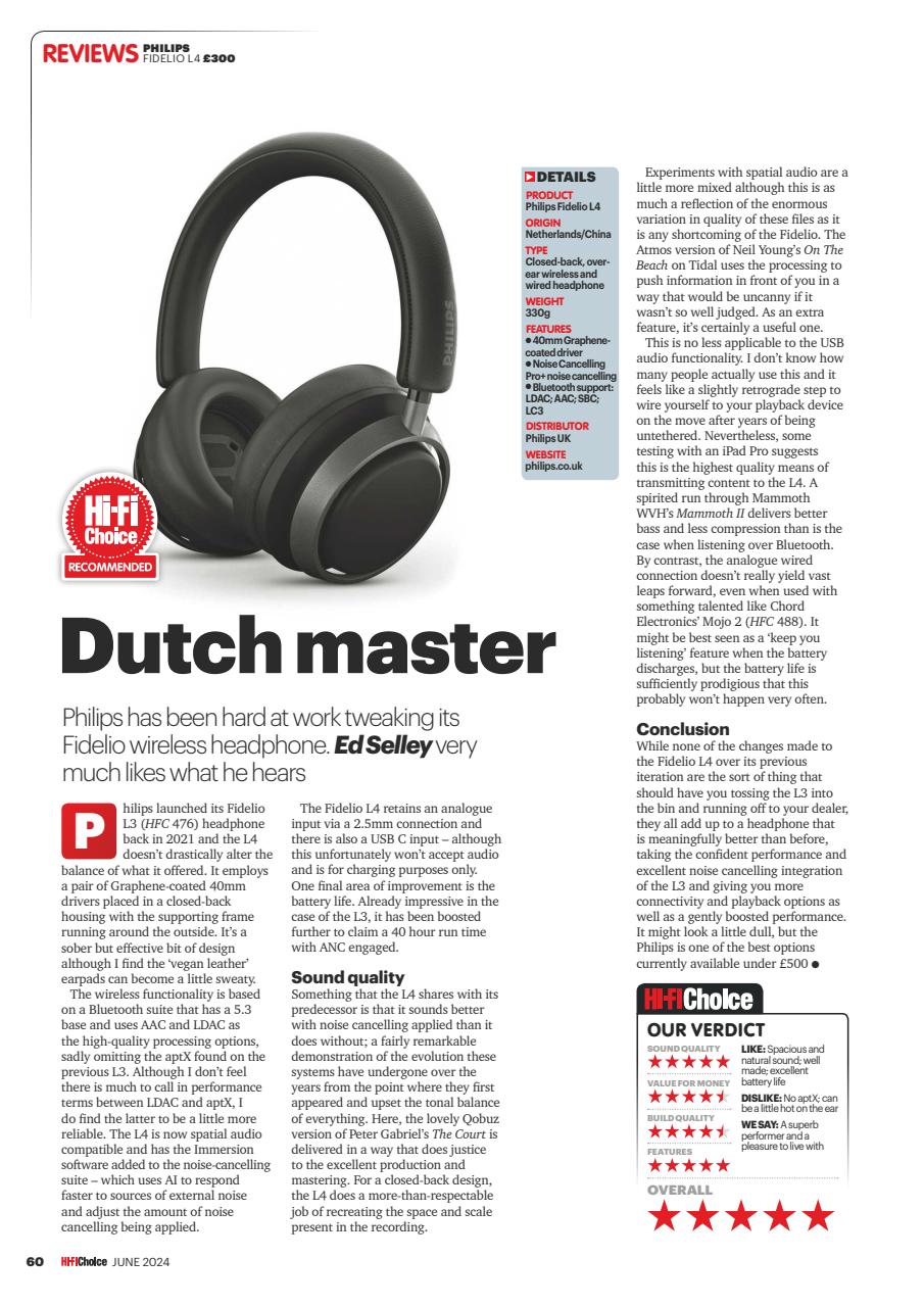 Hi-Fi Choice Preview Pages