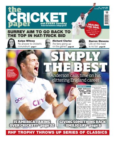 The Cricket Paper issue 12th May 2024