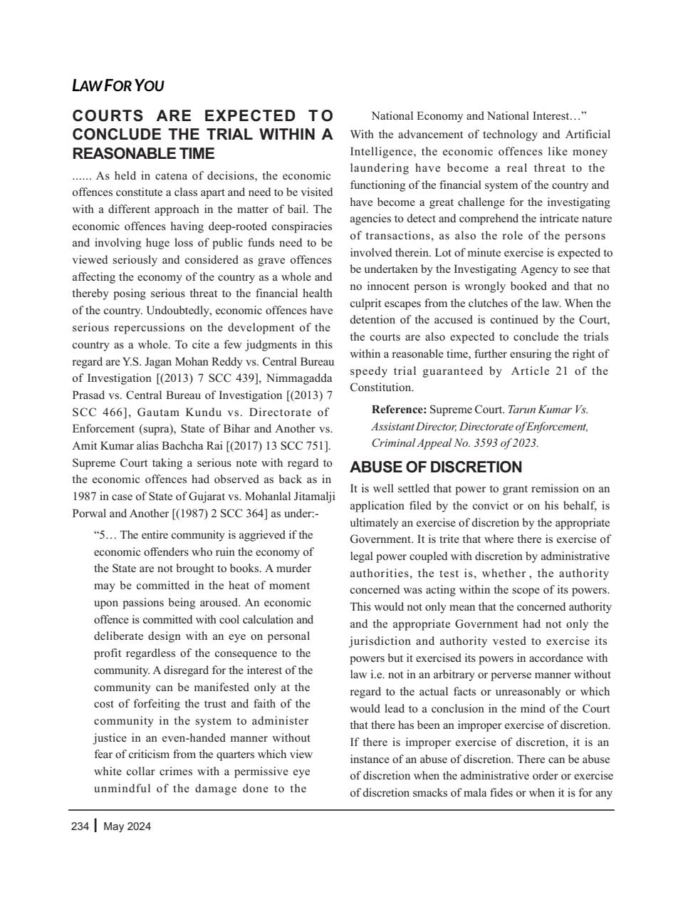 Lawteller – A Legal Awareness Magazine Preview Pages