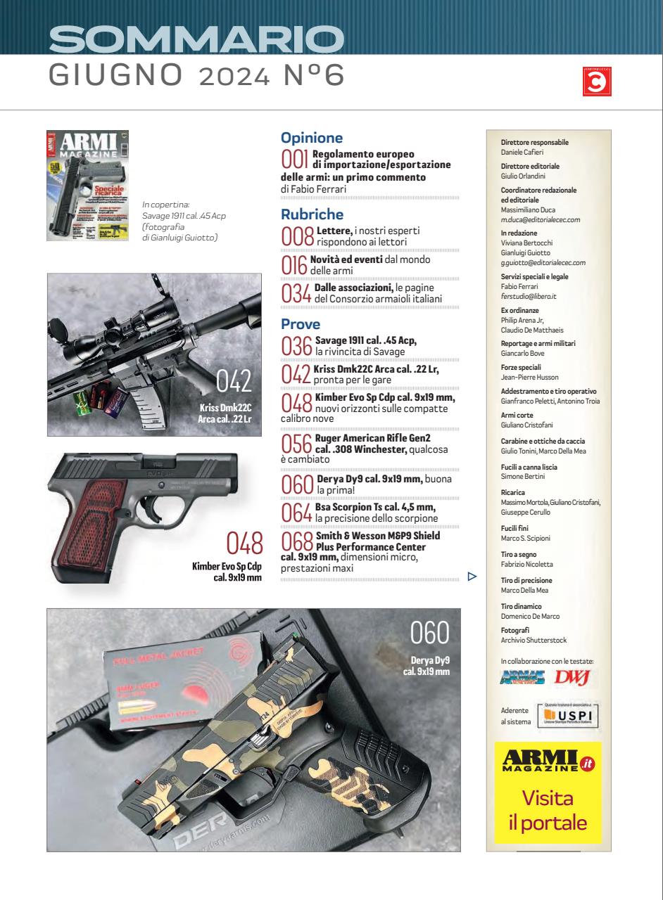 ARMI MAGAZINE Preview Pages