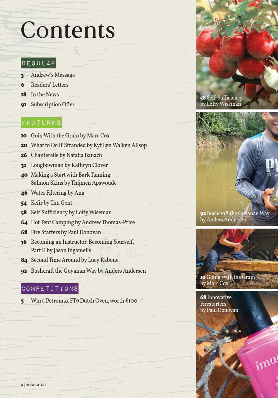 Bushcraft & Survival Skills Magazine Preview Pages