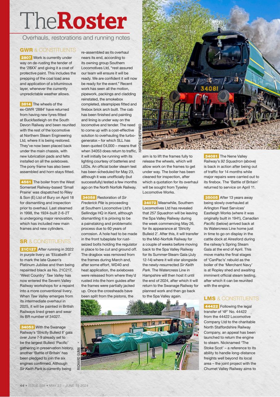 Steam Railway Preview Pages