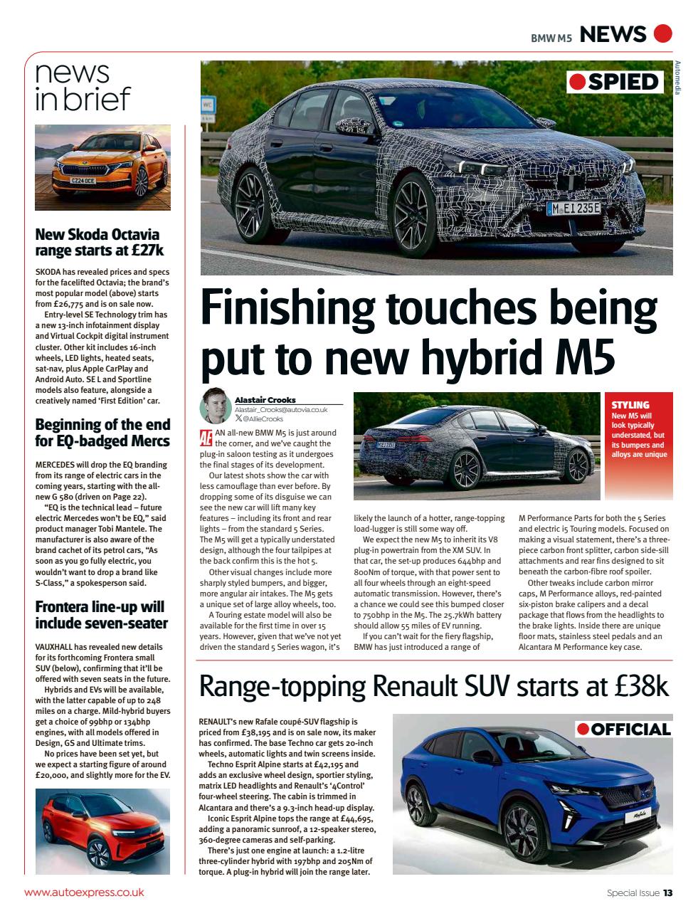 Auto Express Preview Pages