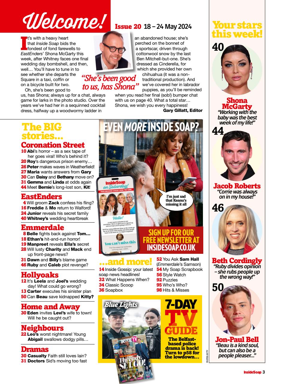Inside Soap Preview Pages