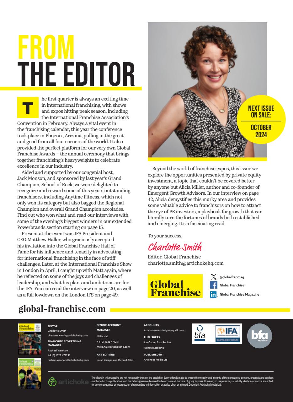 Global Franchise Preview Pages