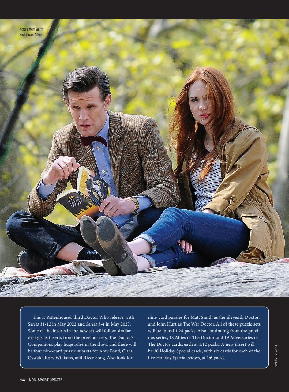 Non-Sport Update Magazine Preview Pages