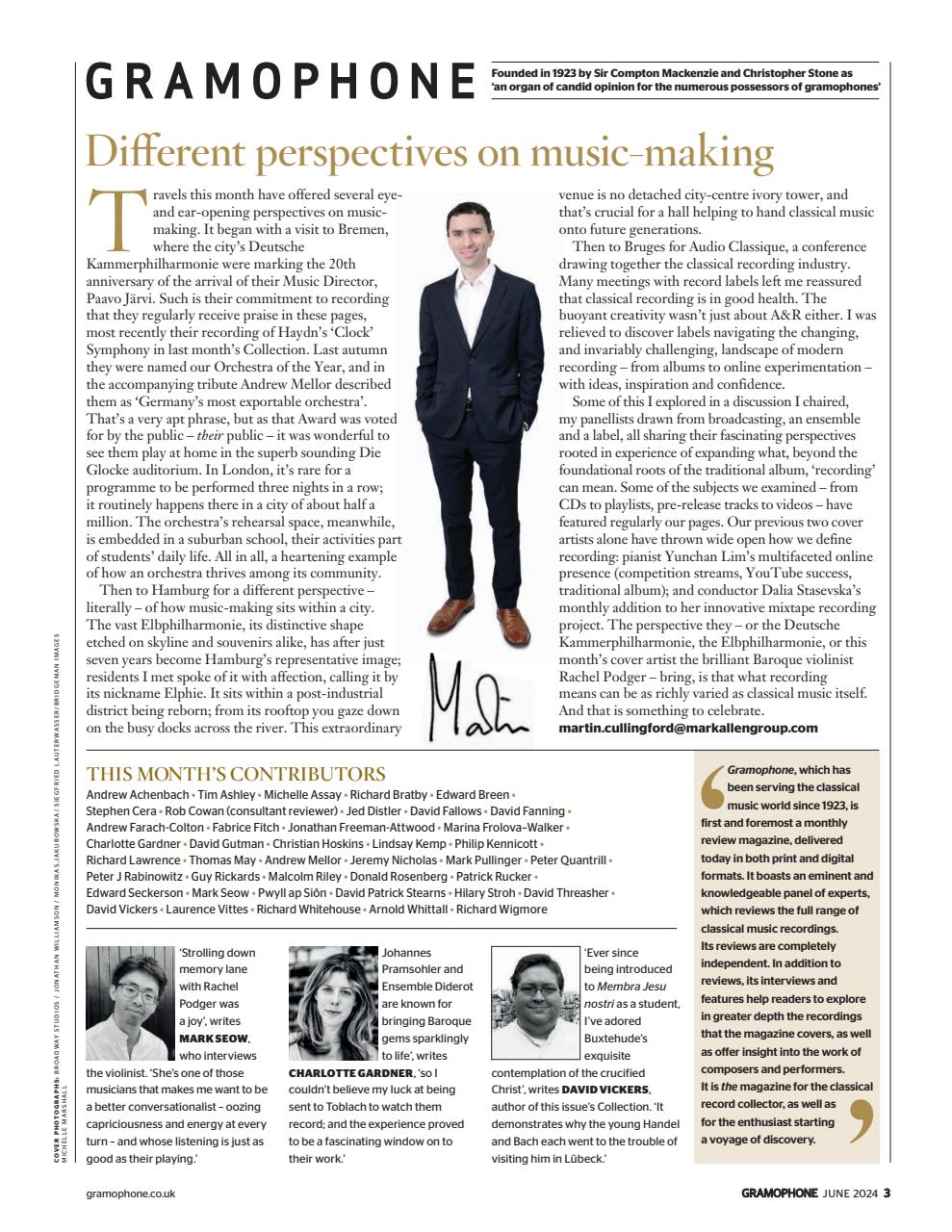 Gramophone Preview Pages