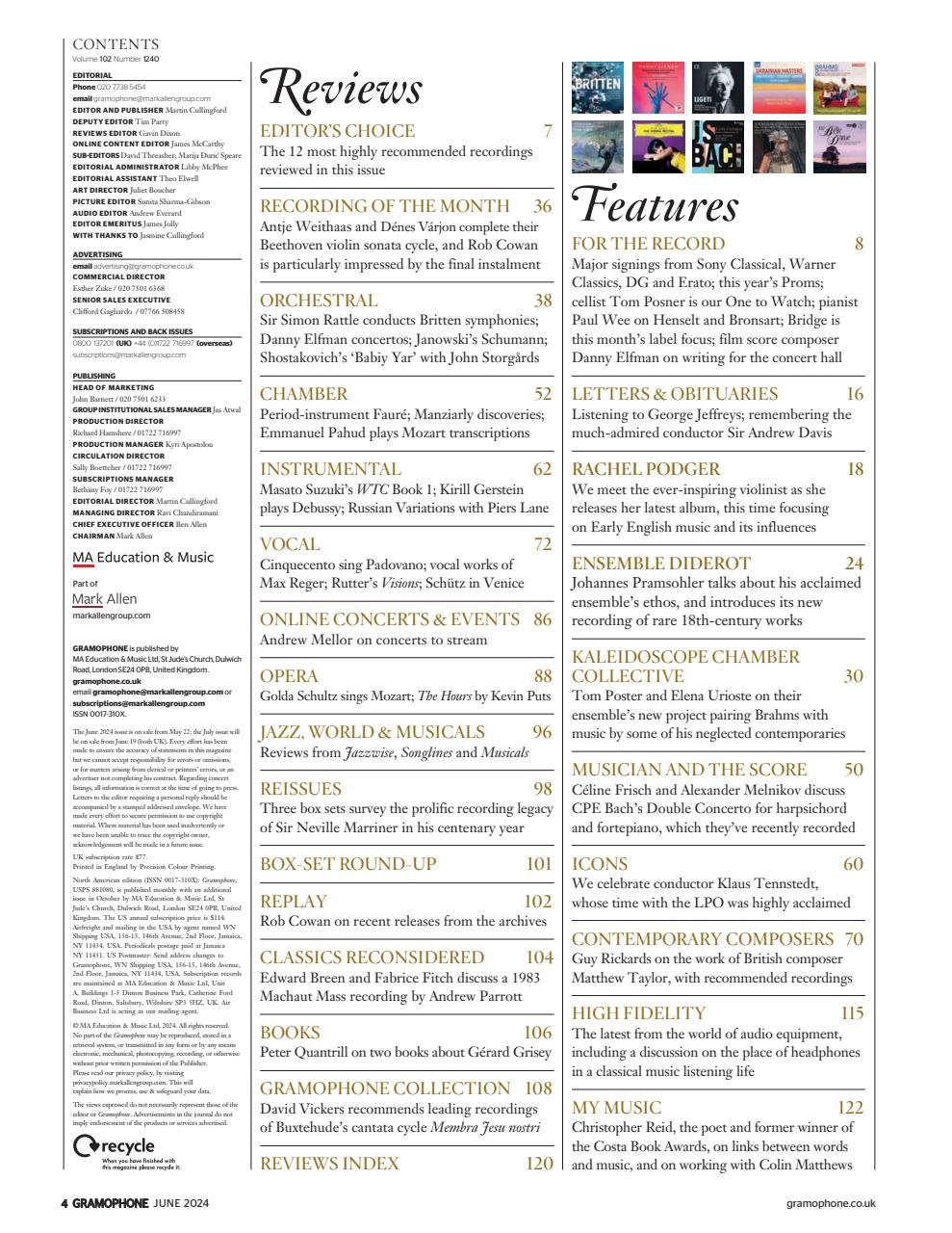 Gramophone Preview Pages