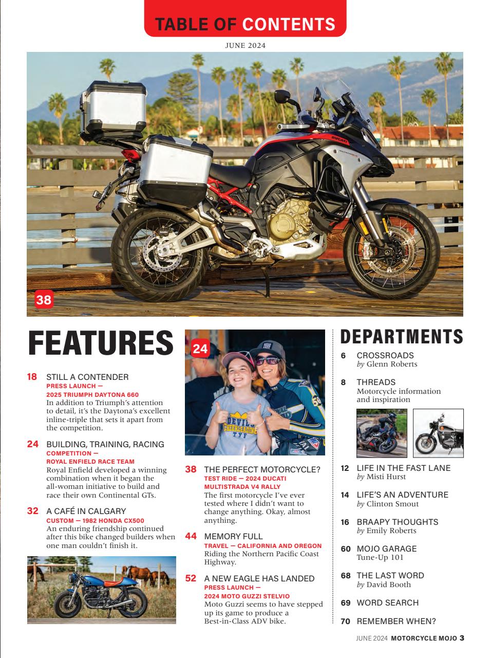 Motorcycle Mojo Preview Pages