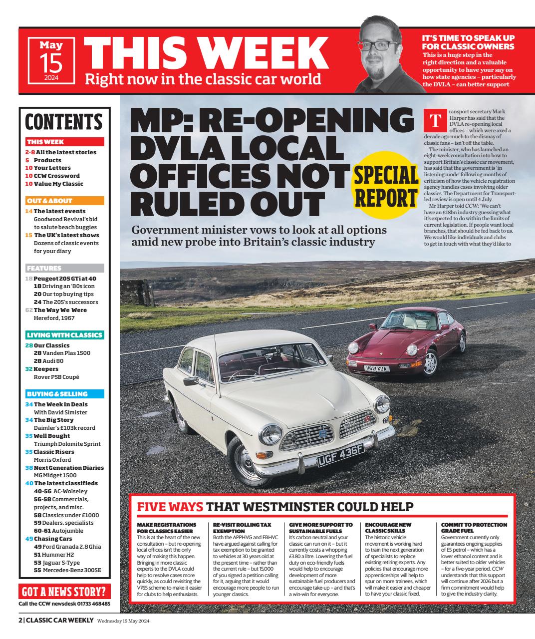 Classic Car Weekly Preview Pages