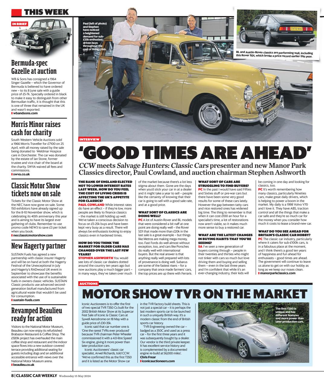 Classic Car Weekly Preview Pages