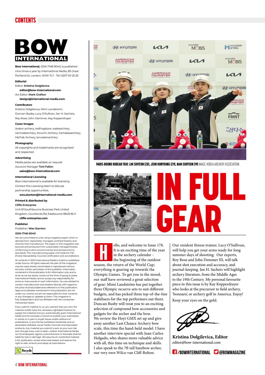 Bow International Preview Pages