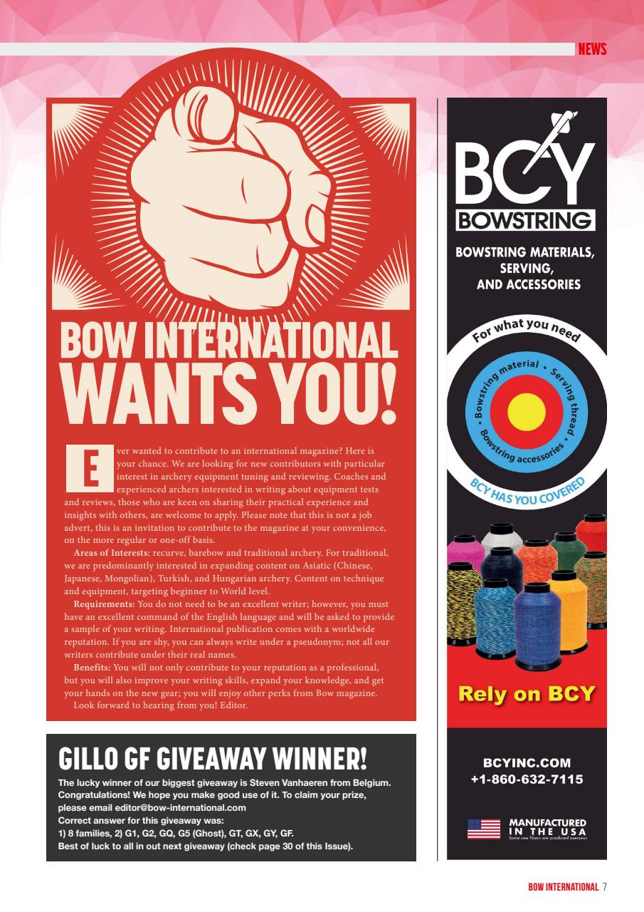 Bow International Preview Pages