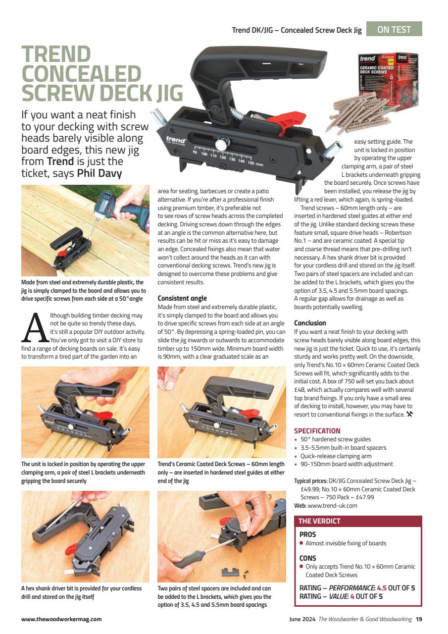 The Woodworker Magazine Preview Pages