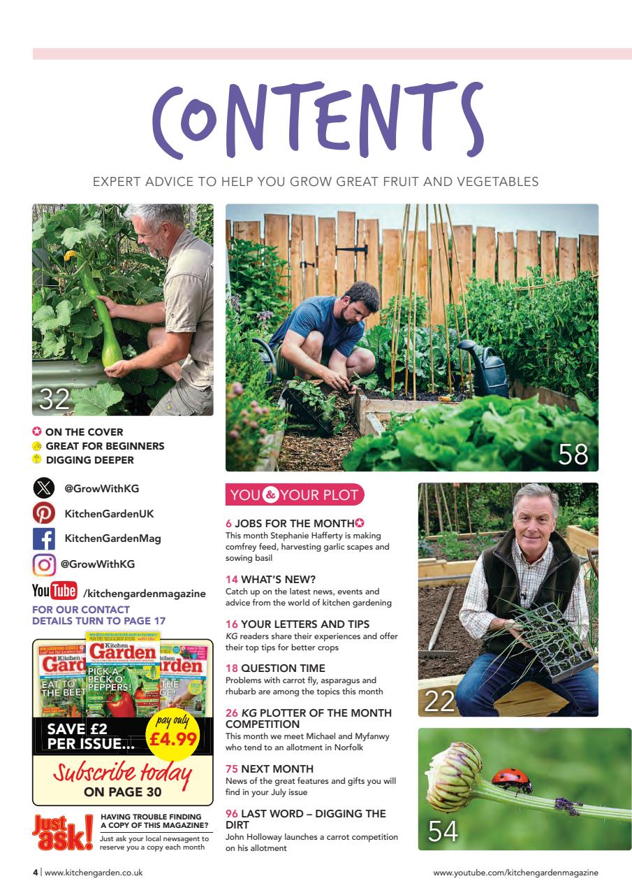 Kitchen Garden Magazine Preview Pages