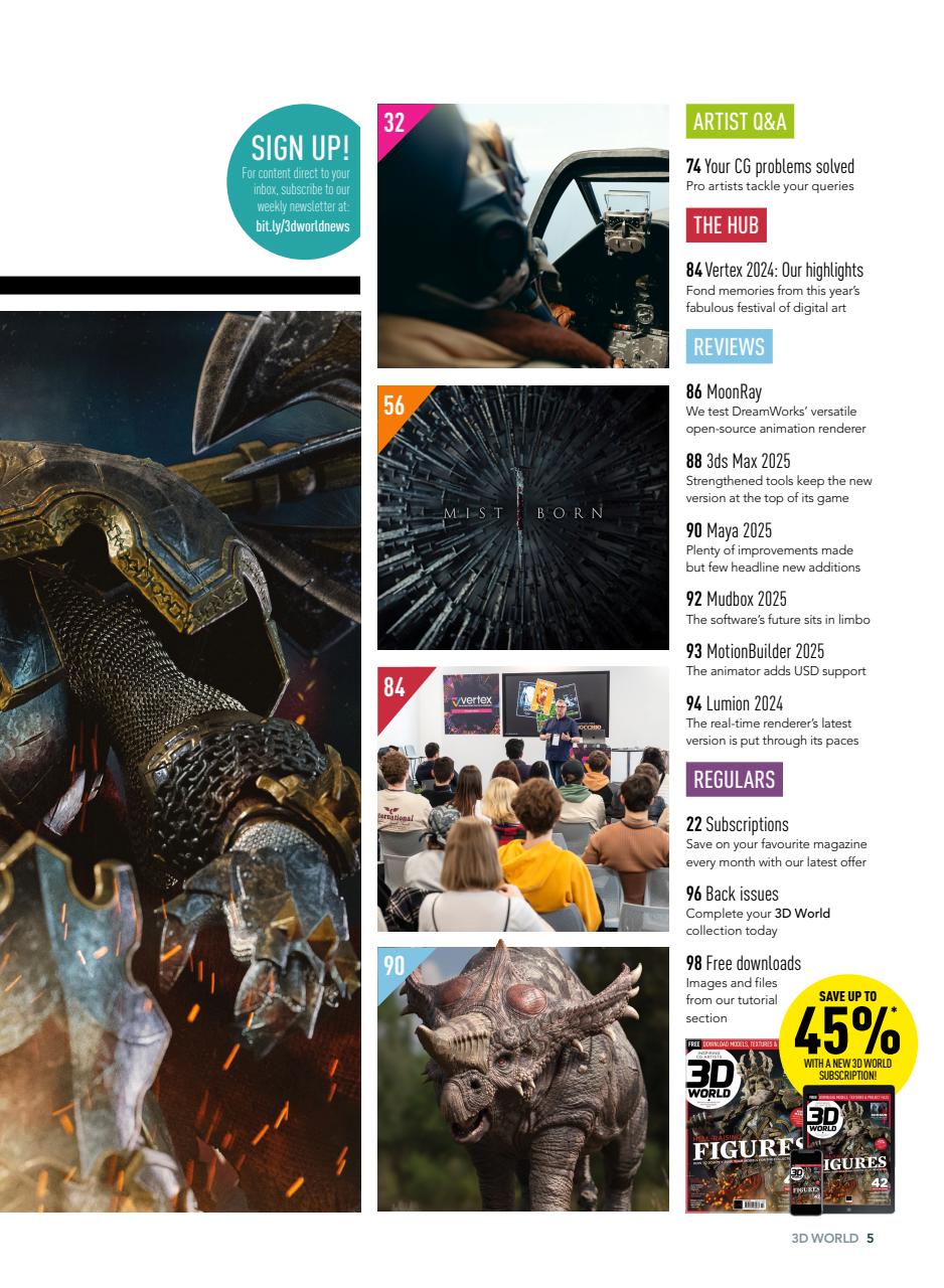 3D World Preview Pages