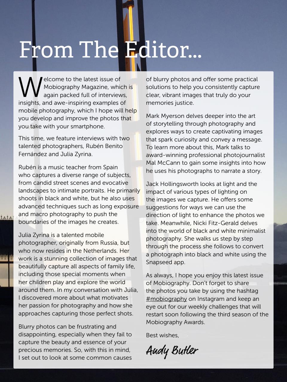 Mobiography Preview Pages