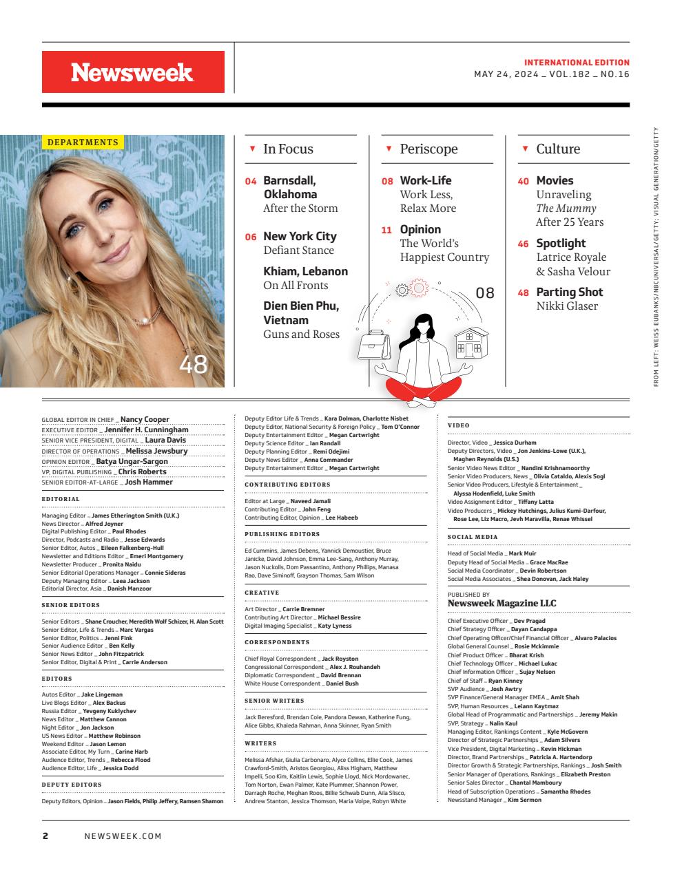 Newsweek International Preview Pages