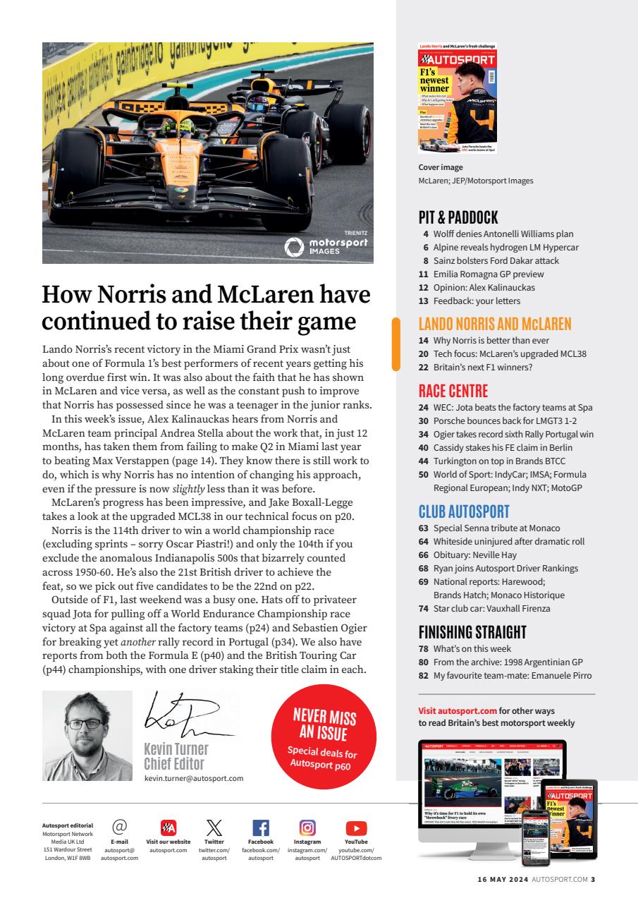 Autosport Preview Pages