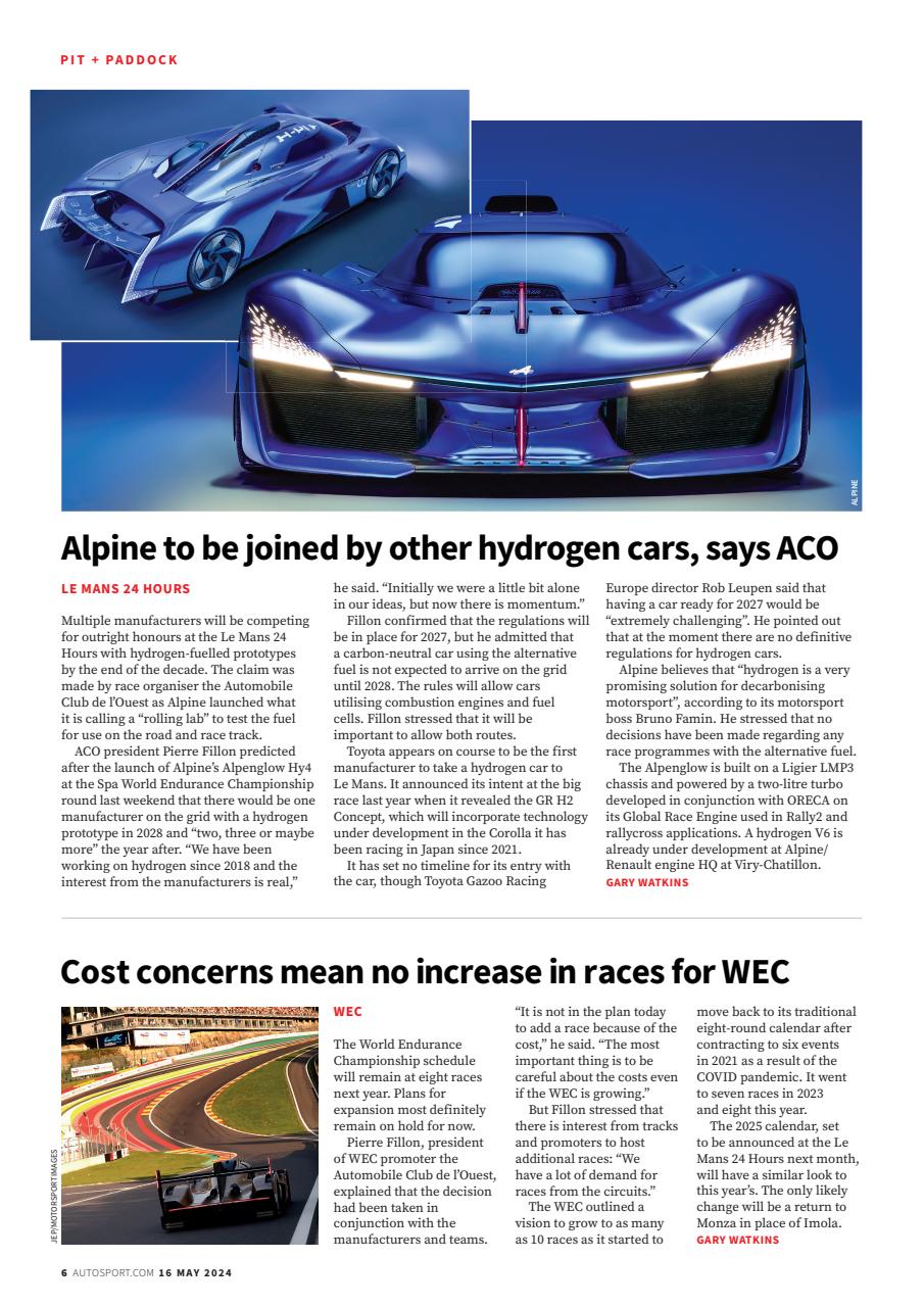 Autosport Preview Pages