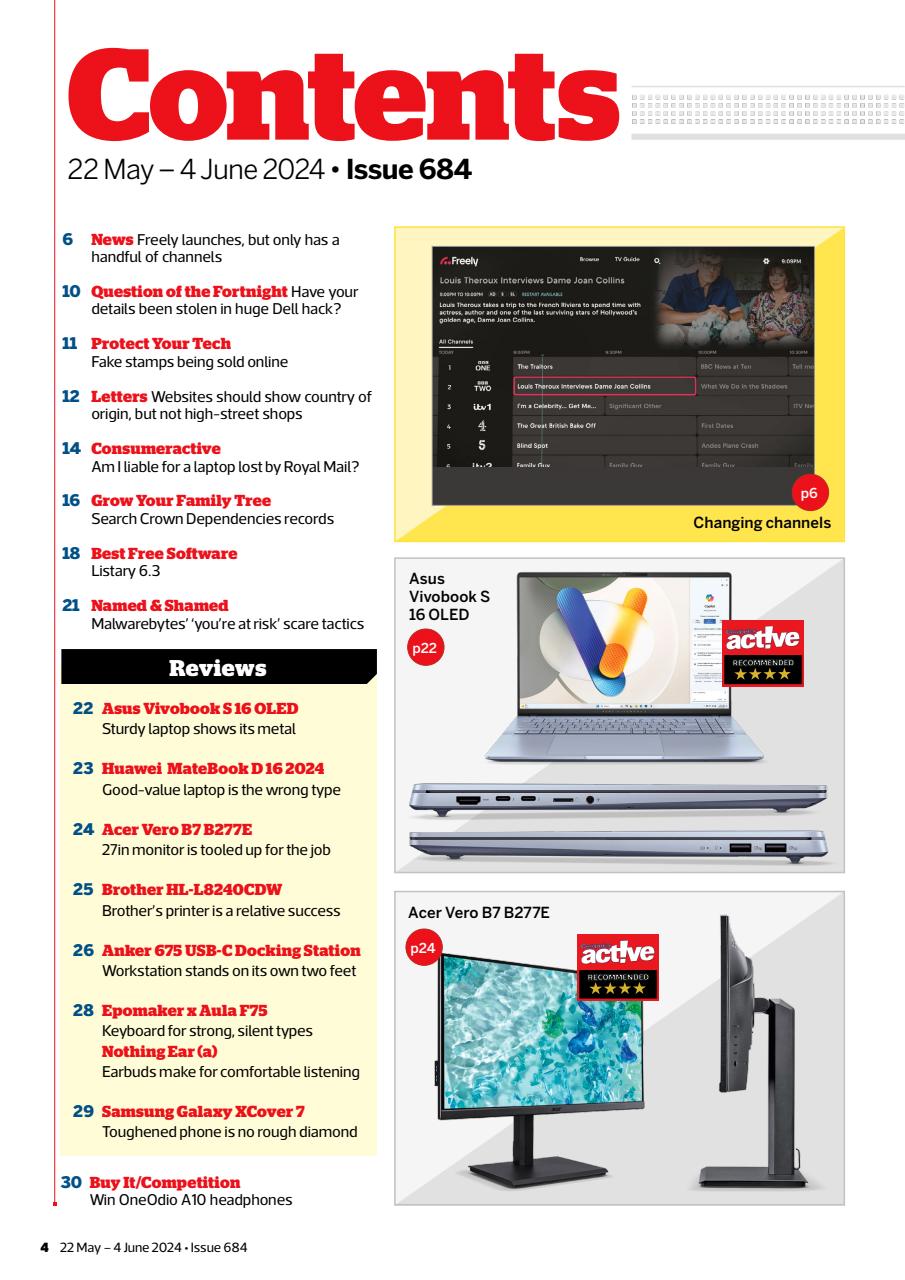 Computer Active Preview Pages