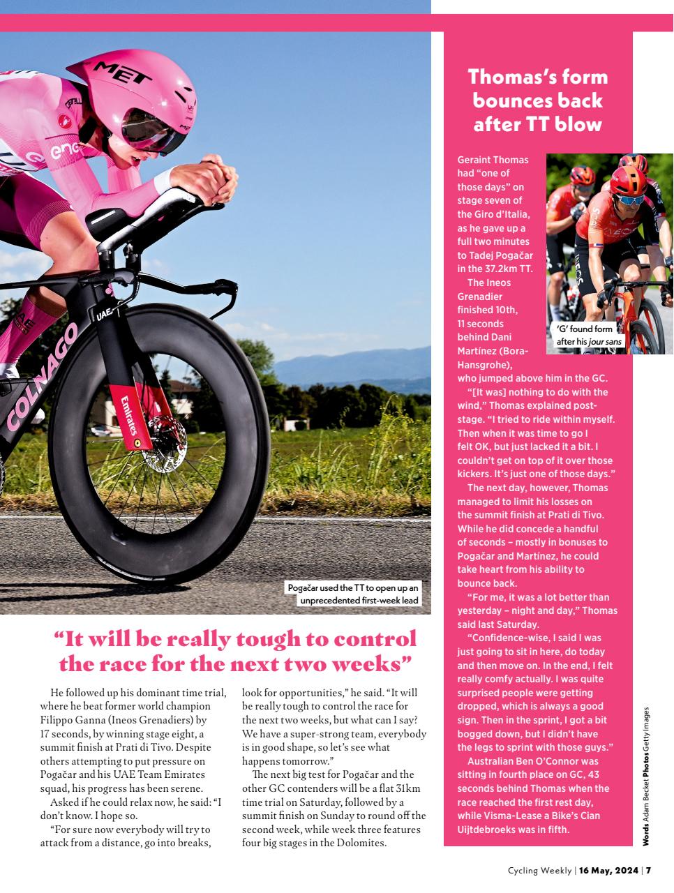Cycling Weekly Preview Pages