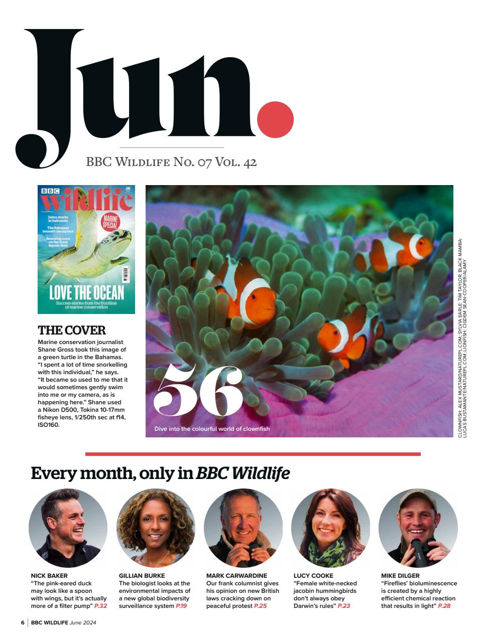 BBC Wildlife Magazine Preview Pages